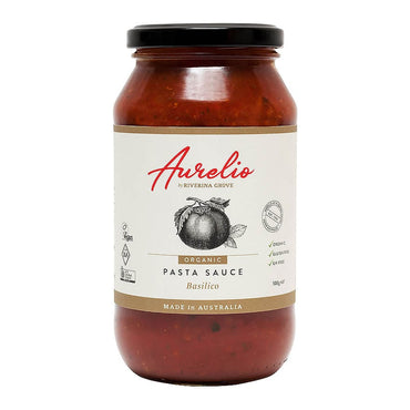 Aurelio Organic Basilico Pasta Sauce 500g